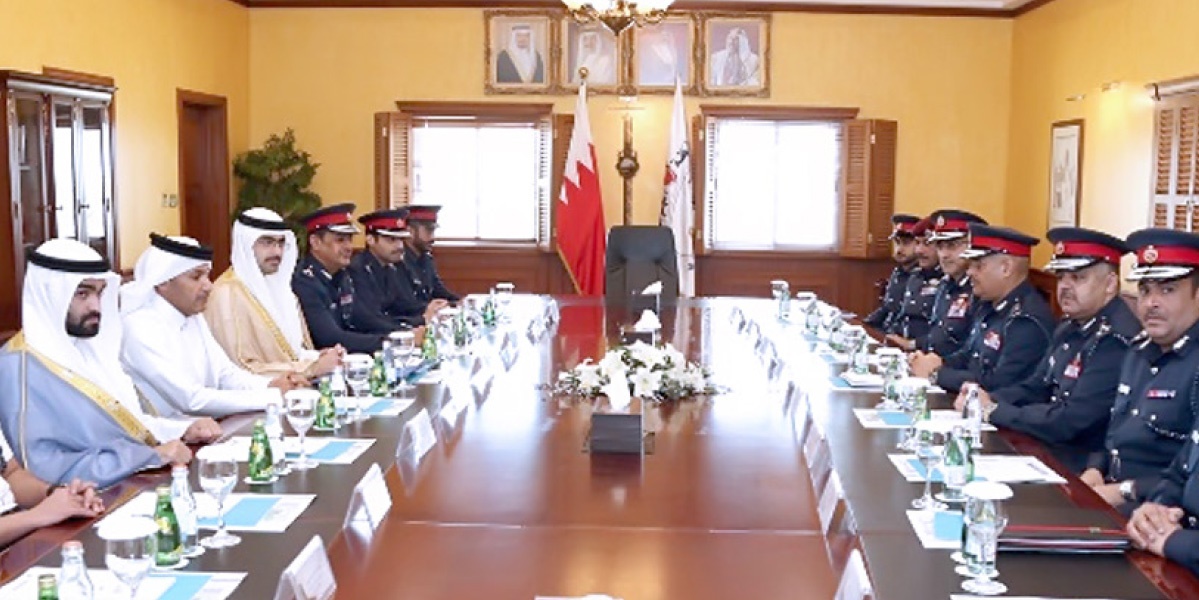 His Highness the Governor discusses the joint coordination to develop several security initiatives and plans with representatives of the security bodies
