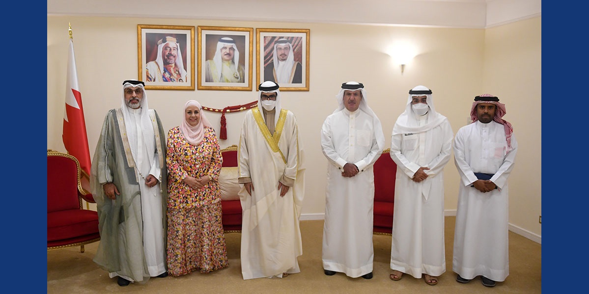 سمو محافظ المحافظة الجنوبية يستقبل رئيس مجلس أمناء وإدارة الجامعة الخليجية